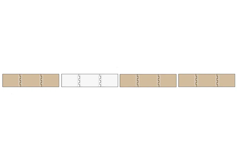 Unité de collage transversal et longitudinal