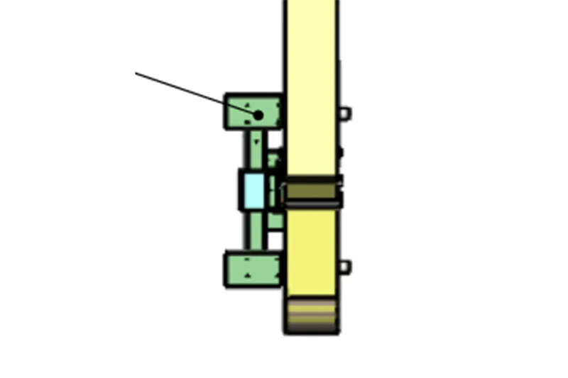 Dérouleur de bobine pour impression du fond (en option)